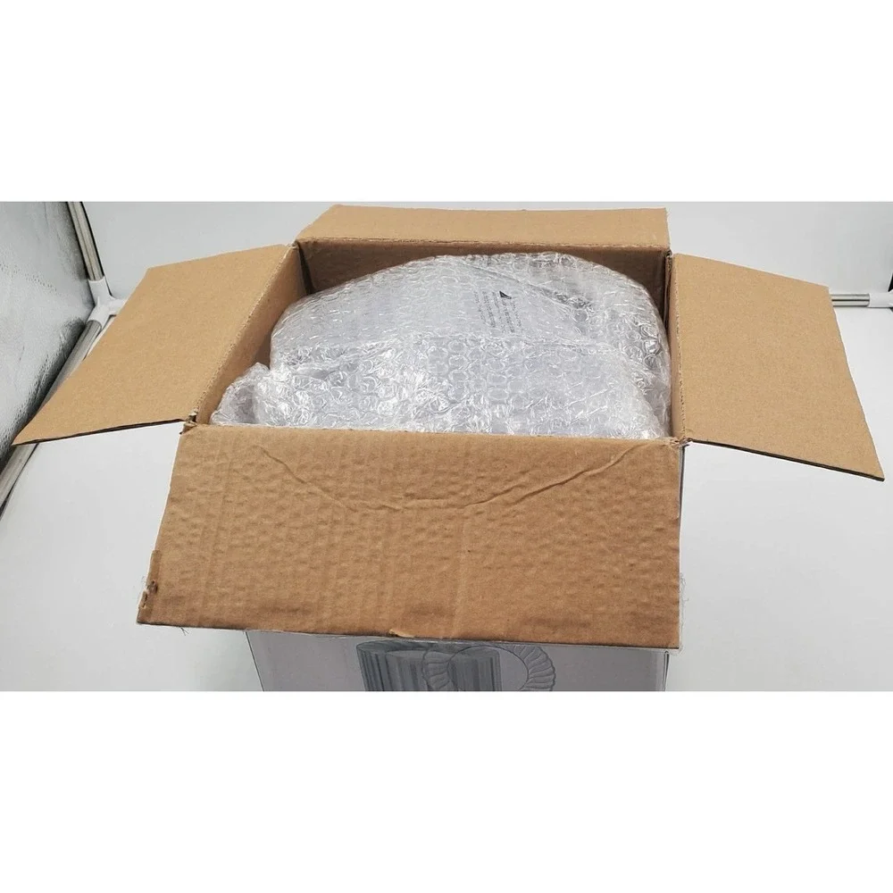 FOCUSLINE 100 Count Clear Plastic Plates 9 Inch, Disposable Heavy Duty Dinner...